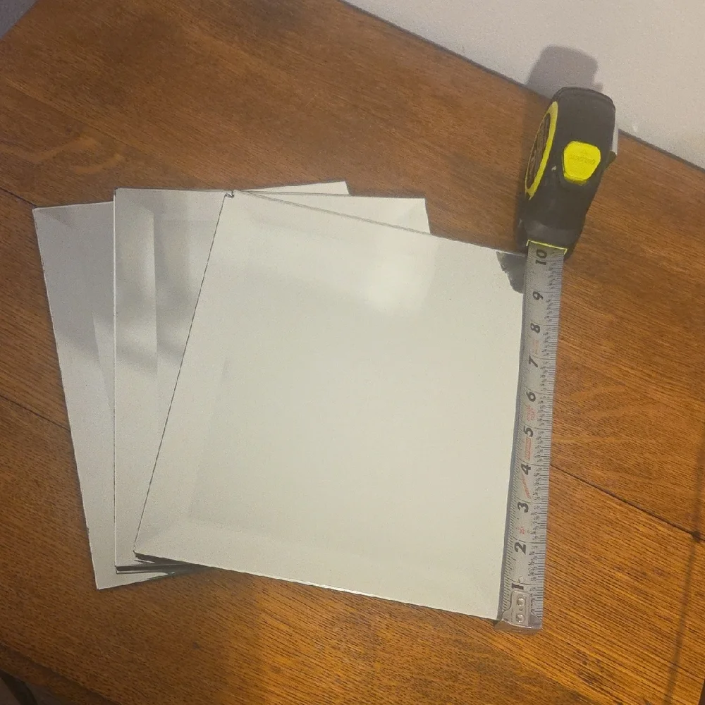 Set of Three Square Mirrors